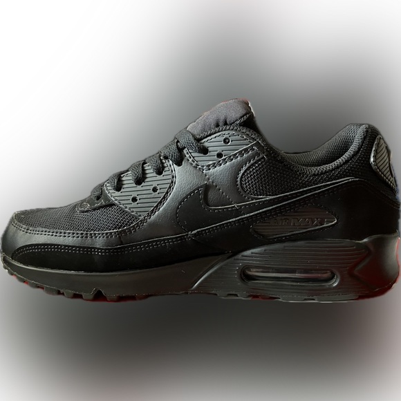 Men’s Air Max 90-Black Size 9 - Picture 2 of 4